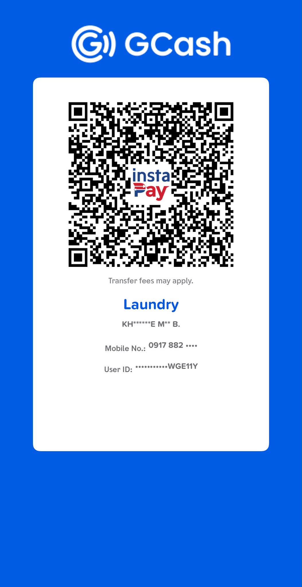 Laba Drop GCash QR
